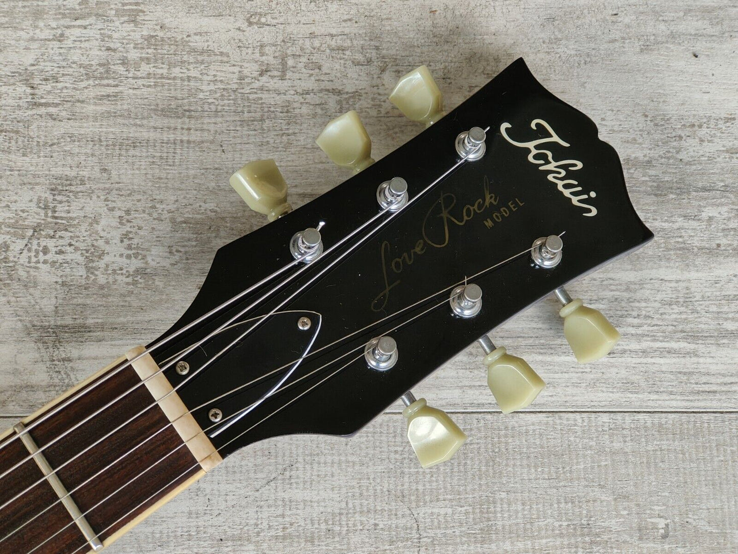 2014 Tokai ALS Series Love Rock Les Paul Standard (Transparent Blue)