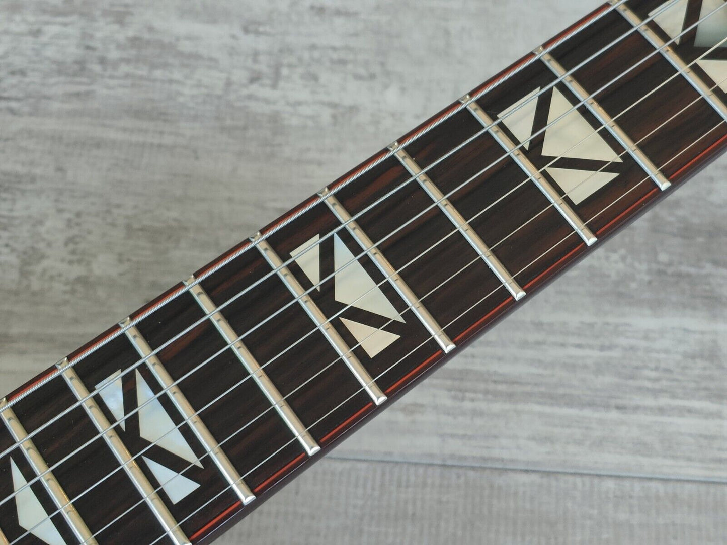 1982 Aria Pro II (Matsumoku) PE-R100 Single Cutaway w/Kahler (Flash Red)