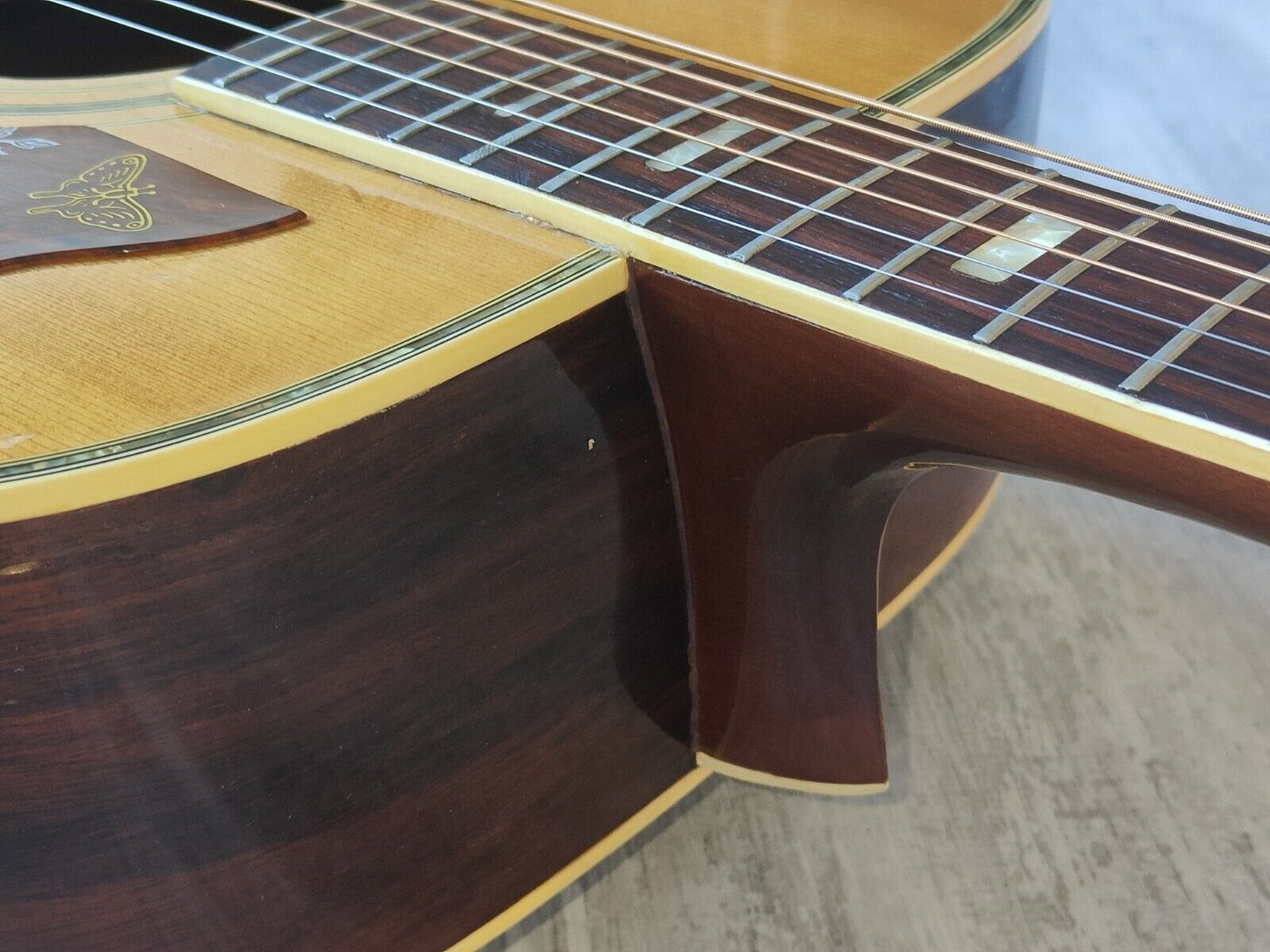 1970's Hotta (by Takara) Hummingbird Japanese Vintage Acoustic Guitar (Natural)