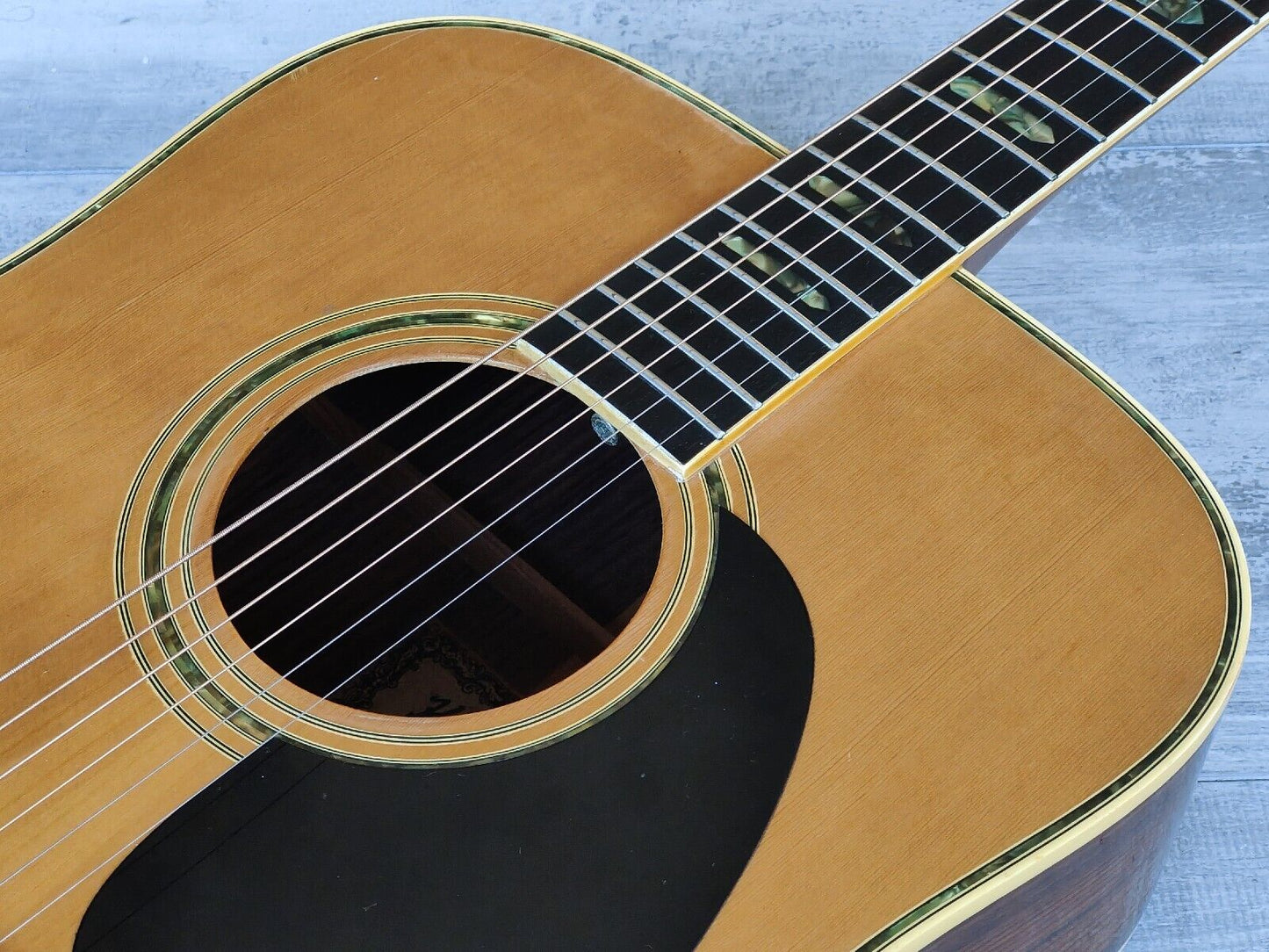 1980's Suzuki W-250 Japanese Vintage Acoustic Guitar (Natural)