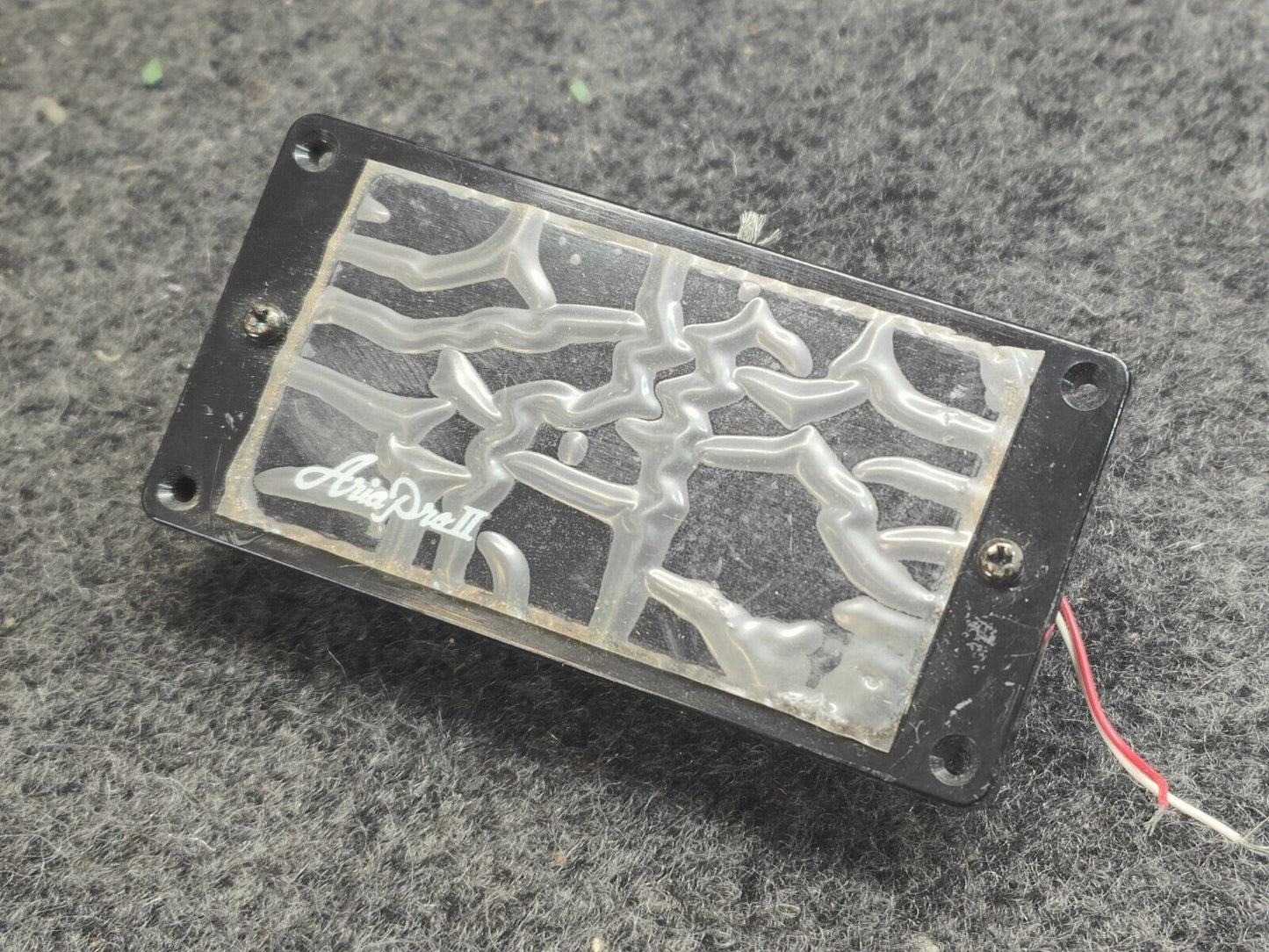 1980's Gotoh (Aria Pro II) Japan NOS Covered Chrome AH-1 Humbuckers (Black)