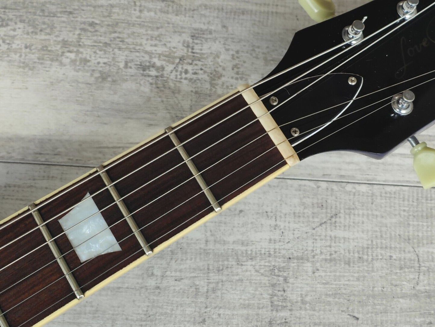 2014 Tokai ALS Series Love Rock Les Paul Standard (Transparent Blue)