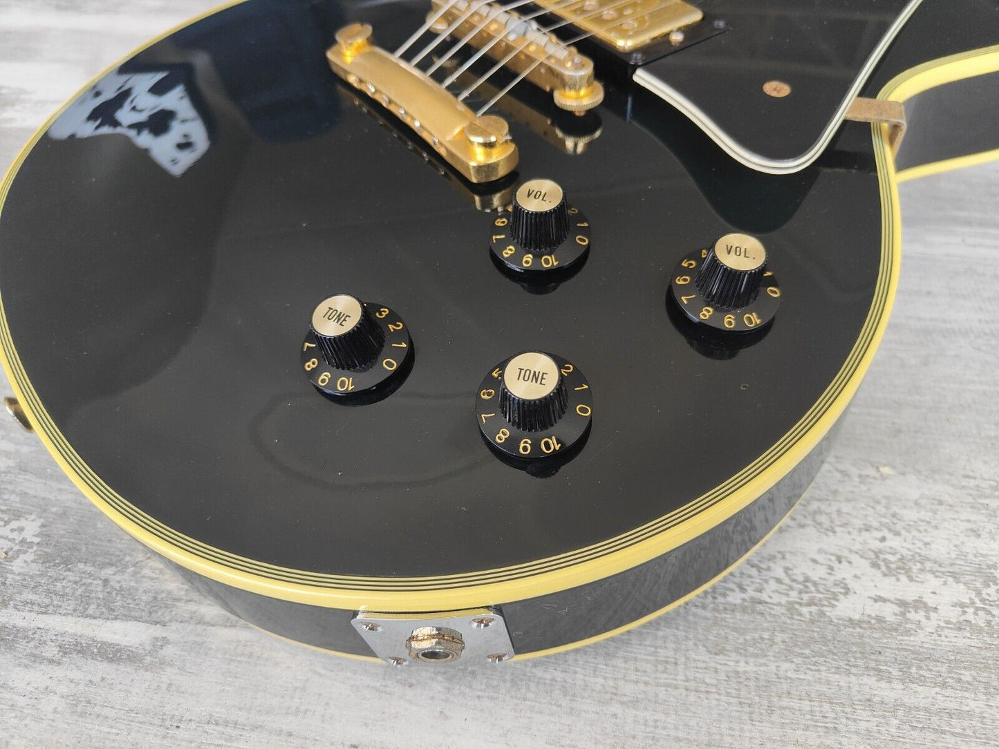 1988 Greco Japan EGC68-60 Les Paul Custom (Ebony)