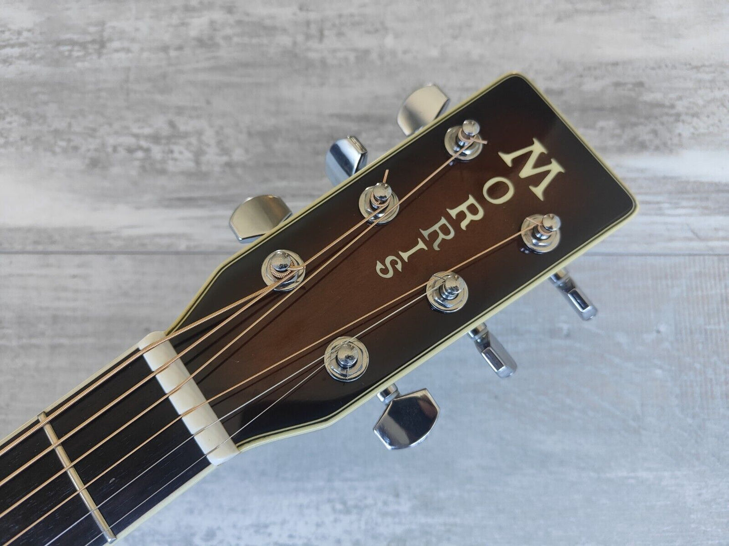 1990's Morris Japan MF-50 Auditorium Acoustic Guitar (Brown Sunburst)