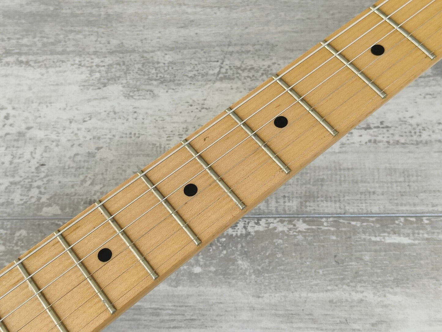 1980's ZEP-II FAZ-110 "Flying A" V Style Takamizawa Artist Model Guitar (Black)