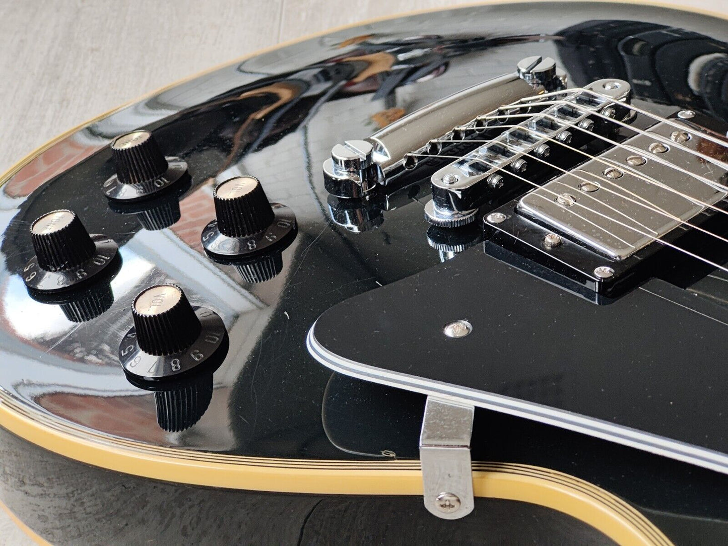 1984 Greco Japan EGC68-50 Les Paul Custom (Ebony)