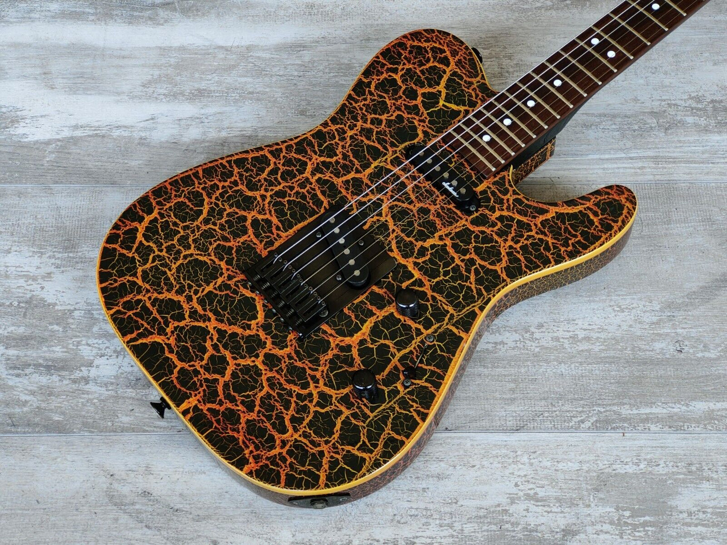 1988 Charvel Jackson Japan TL-070-SS Telly (Lava Crackle)