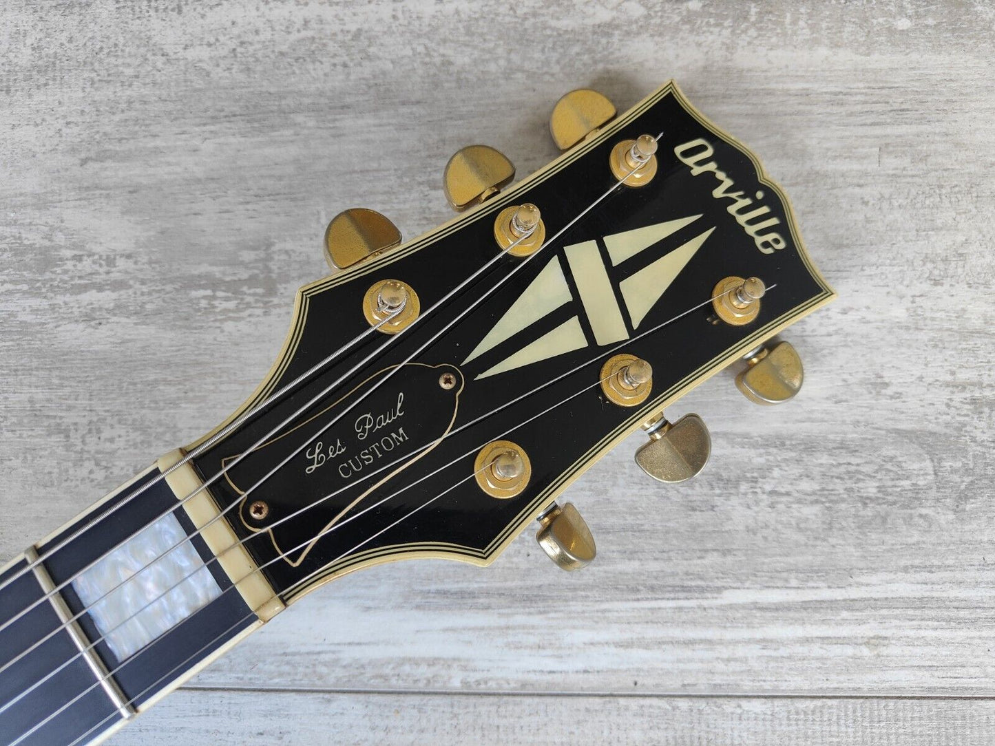 1997 Orville (Gibson) Japan  LPC-75 '60's Reissue Les Paul Custom (Ebony)