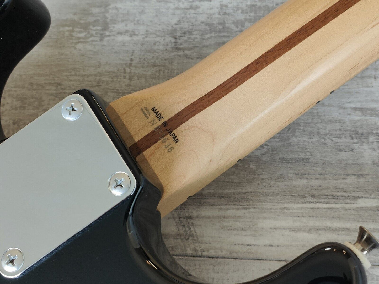 1990's Fender Japan ST-CHAMP Travel Stratocaster (Black)