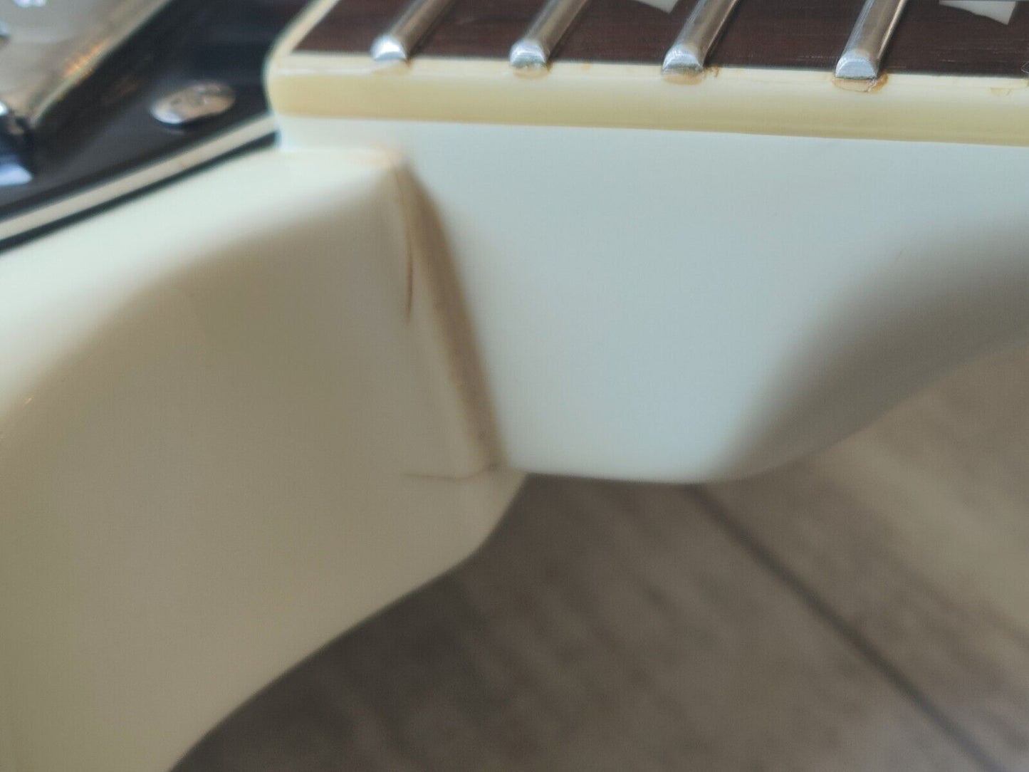 Blitz by Aria Pro II SG Double Cutaway (White)