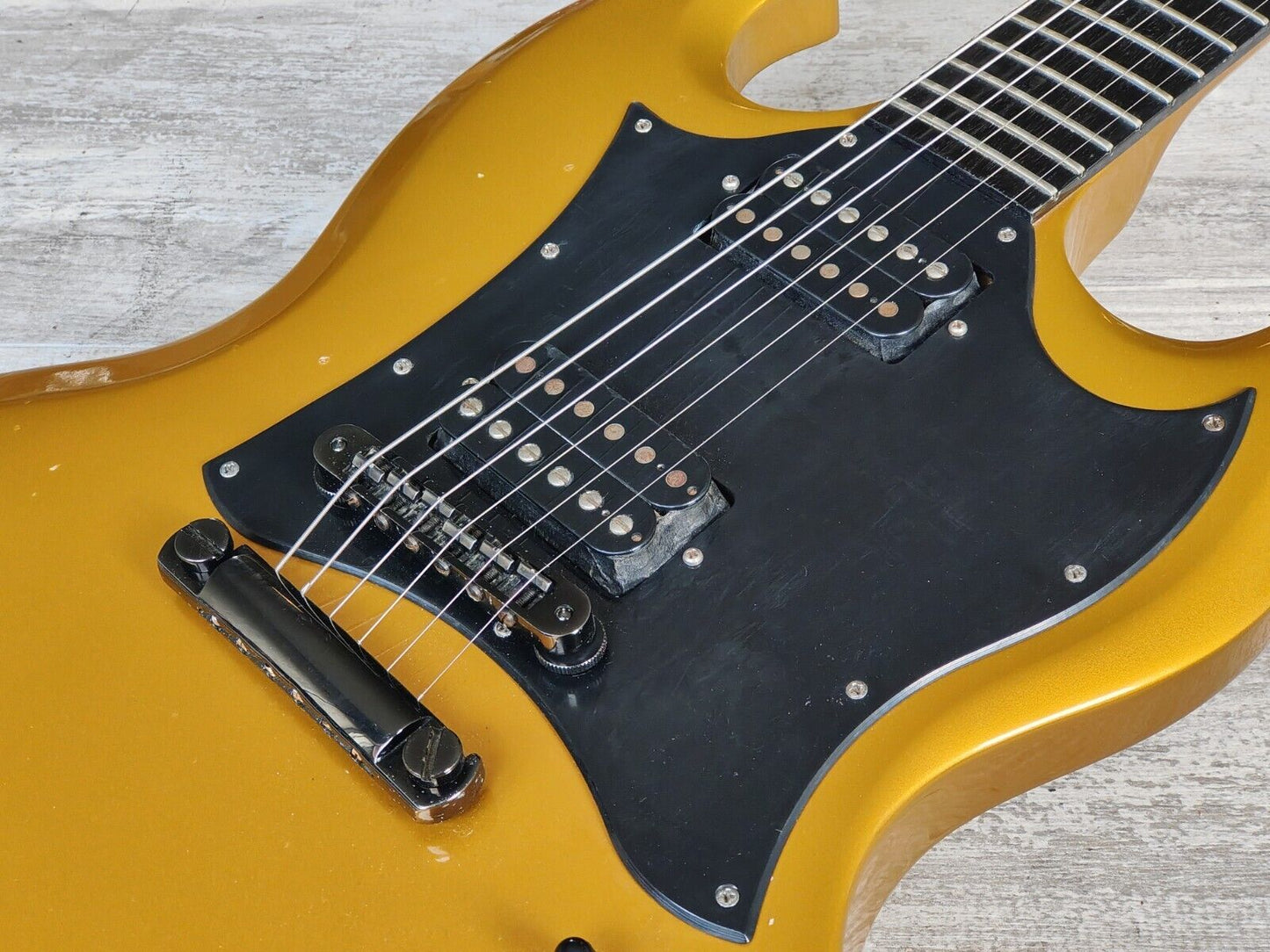 2000 Gibson USA Gothic SG Double Cutaway (Refinished Gold)