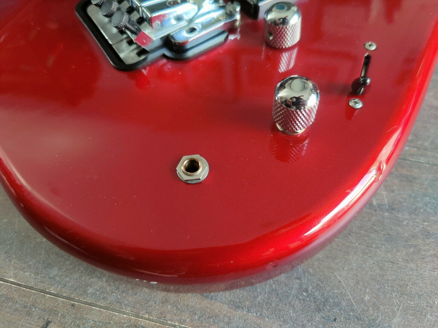 1987 Yamaha Japan Session 512 HSS Stratocaster (Candy Apple Red)