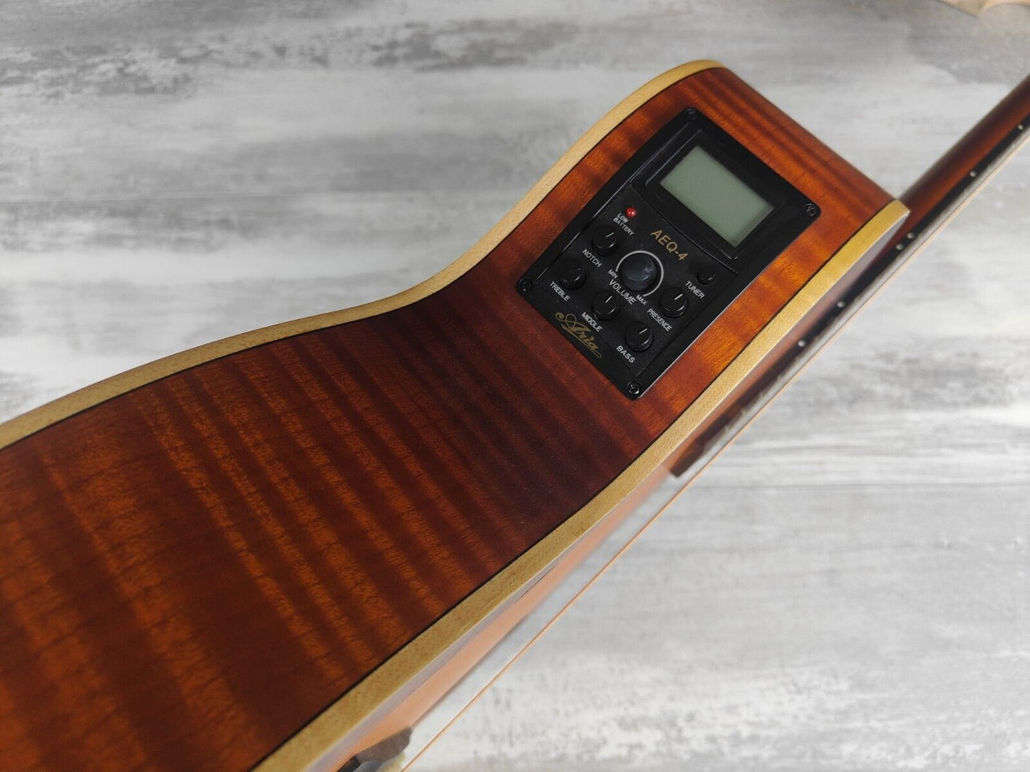 2018 Aria FET-F1 Electric/Acoustic Guitar (Violin Burst)