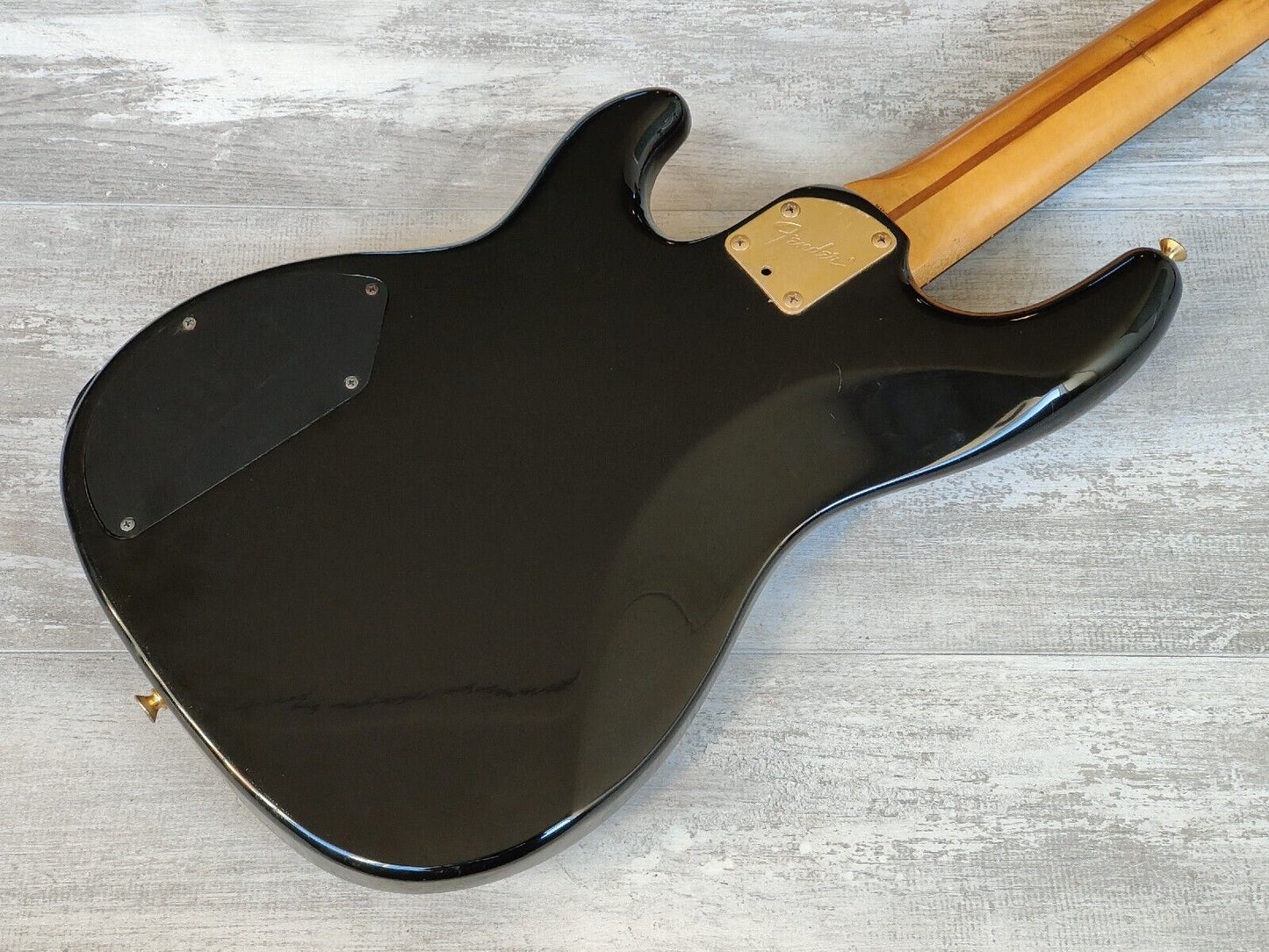 1988 Fender Japan PJR65 Jazz Bass Special PJ Active Contemporary Bass (Black)