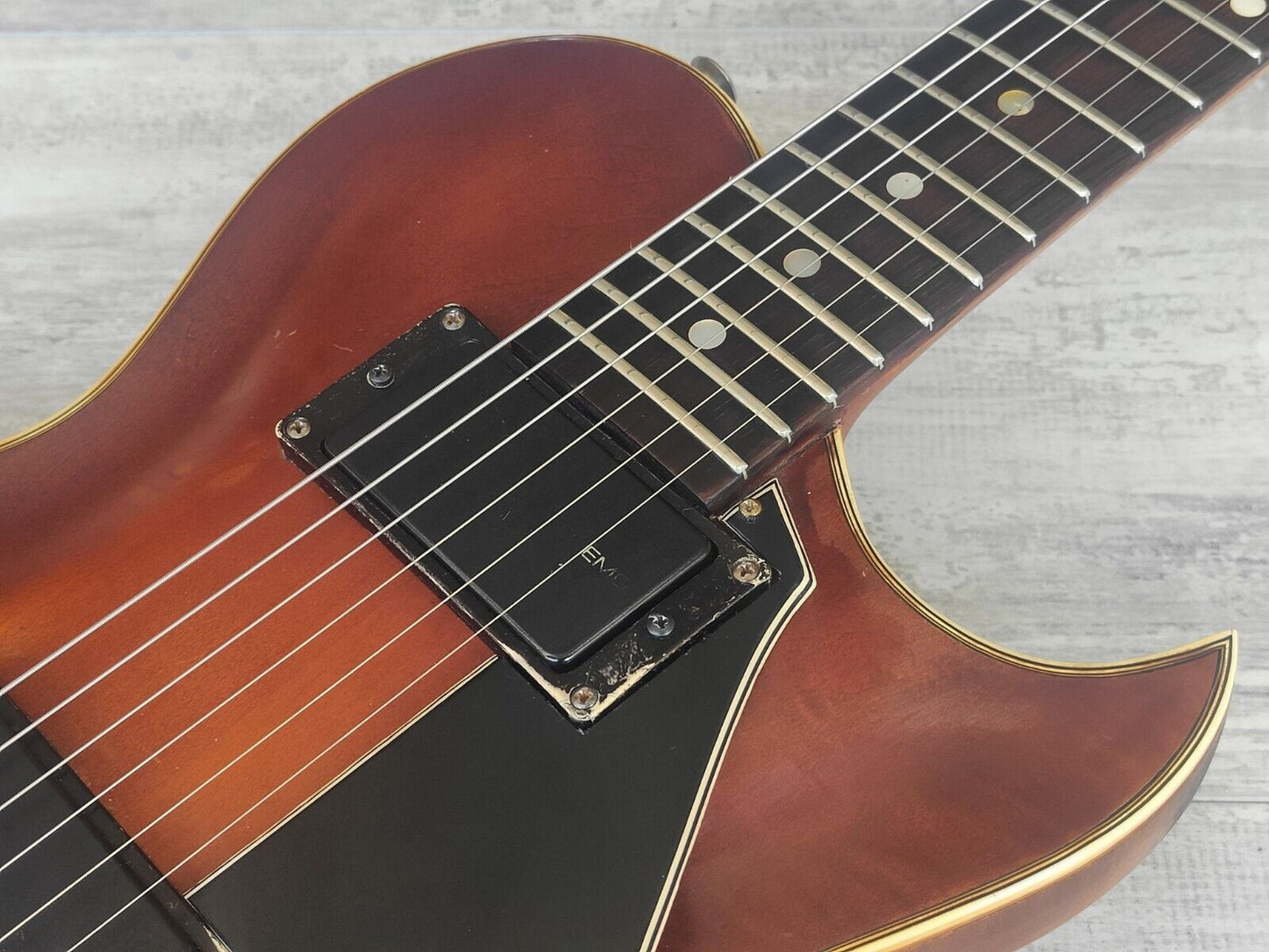 1978 Aria Pro II Japan PE-1500 Prototype Series Single Cutaway (Violin Finish)