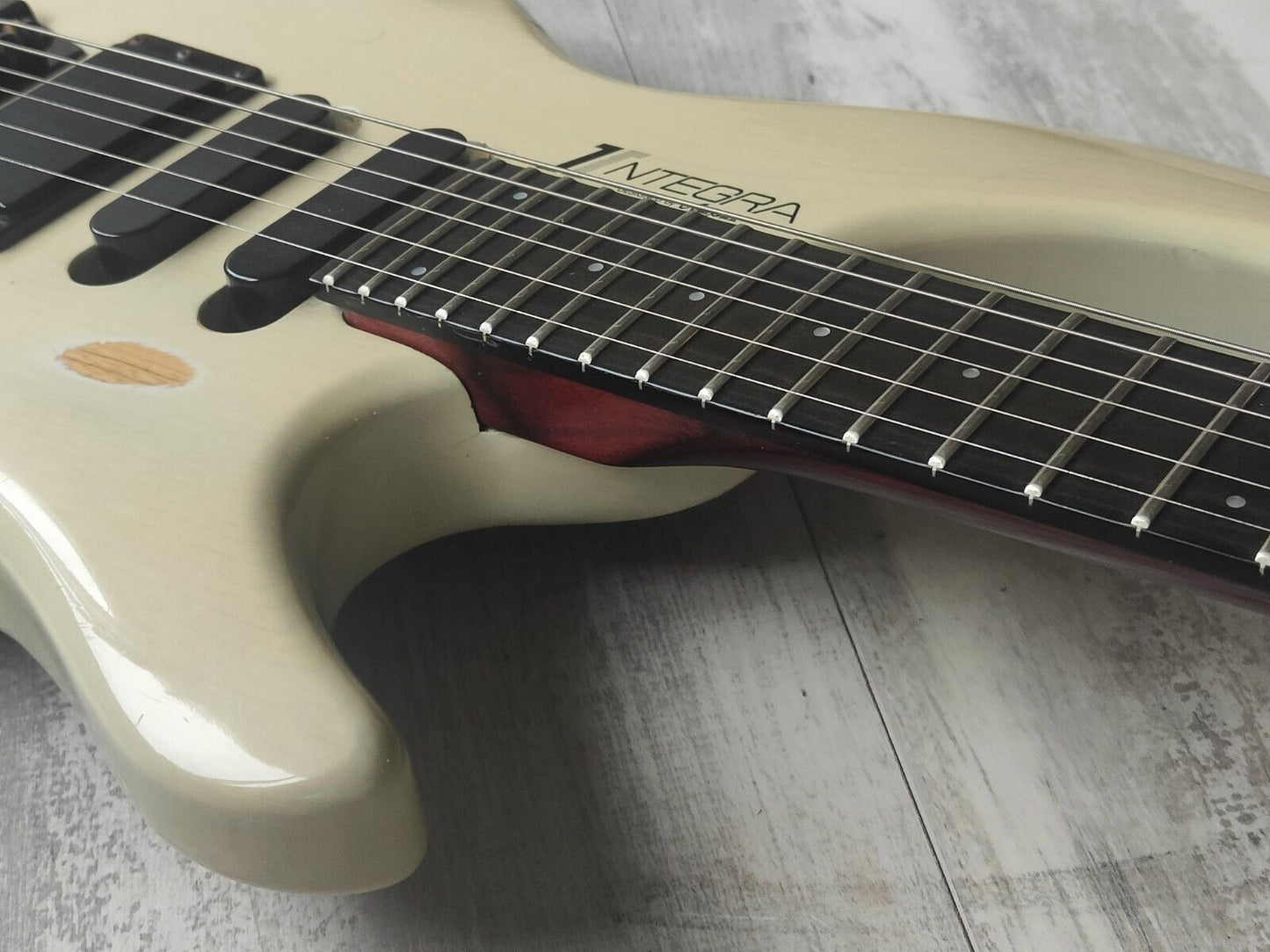 1988 Aria Pro II IG-CST Integra Series Custom Guitar (Aged White)