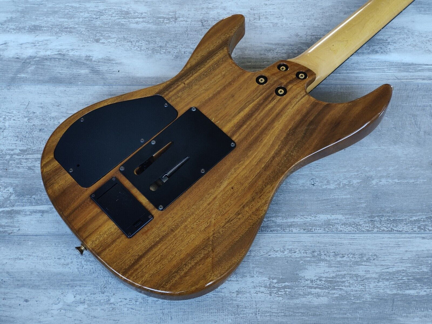 1994 Fernandes Japan FR-120S Revolver HSH Superstrat w/Sustainer (Natural)