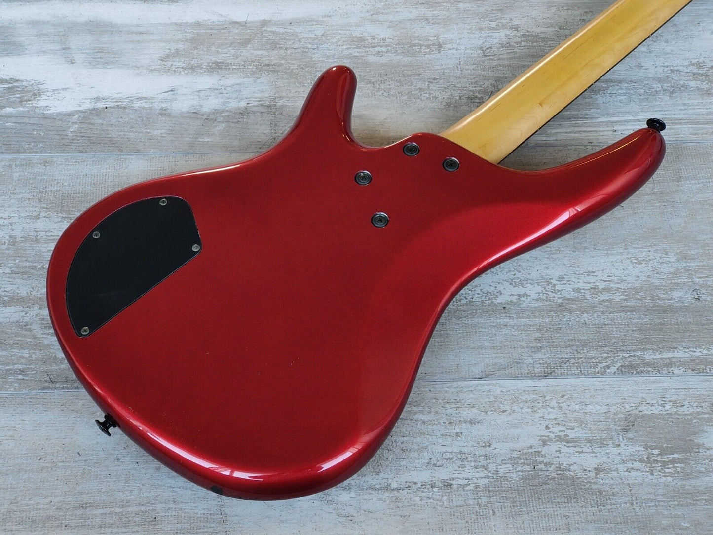 1991 Ibanez Japan SR-600D SDGR Soundgear Fretless Bass (Ruby Red)