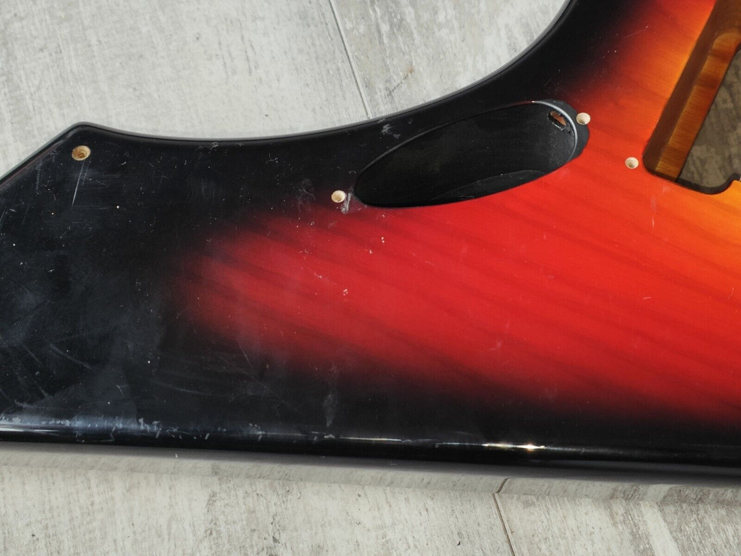 Killer Japan KG-Exploder Explorer Style Neck/Body (Sunburst)