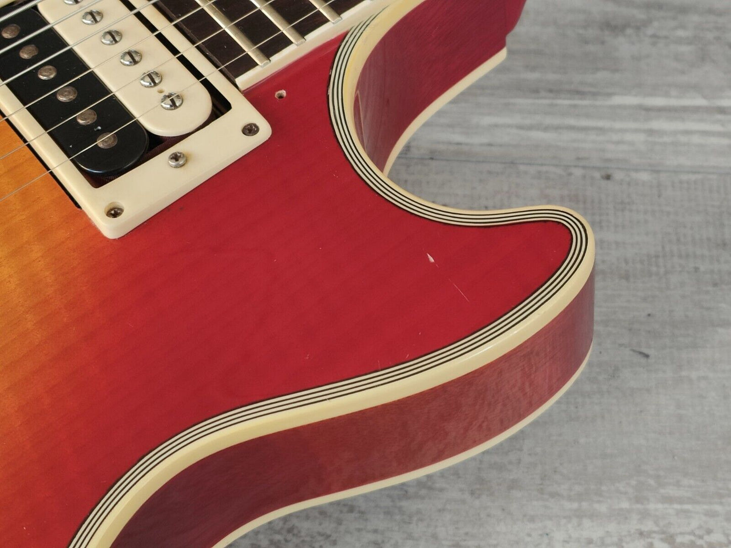 1986 Burny RSC-80 Les Paul Custom Supreme (Cherry Sunburst)