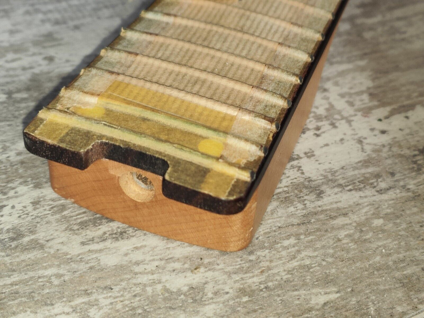 Schecter EX Exceed Series NOS Body/Neck (Black Aqua Blue Burst)