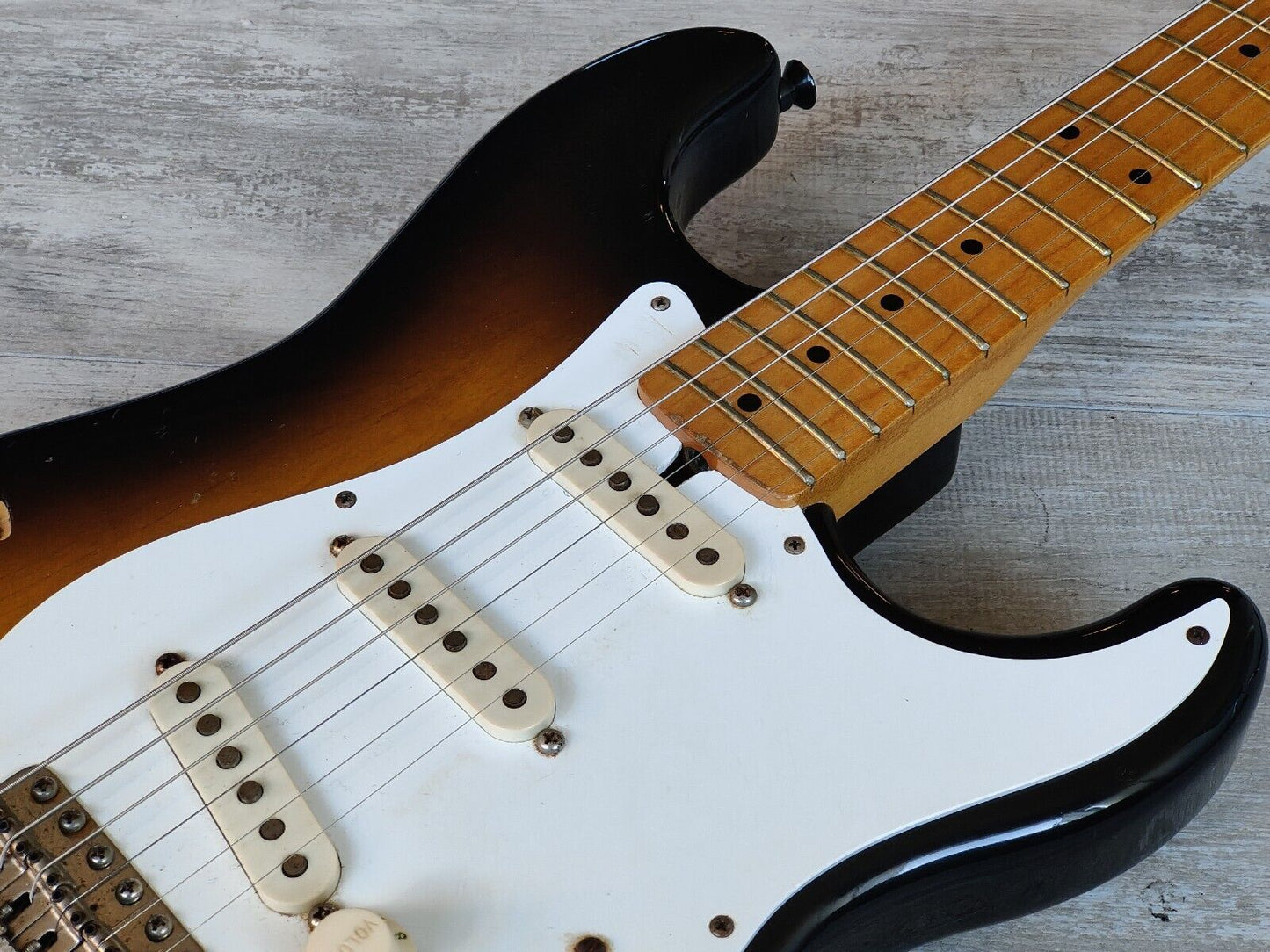 1980's Profile Silhouette Japanese '57 Style Stratocaster (Sunburst)