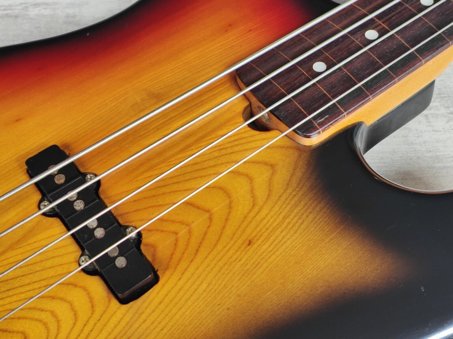 1979 Fernandes Japan FJB-65J Jaco Pastorius Fretless Jazz Bass (Sunburst)