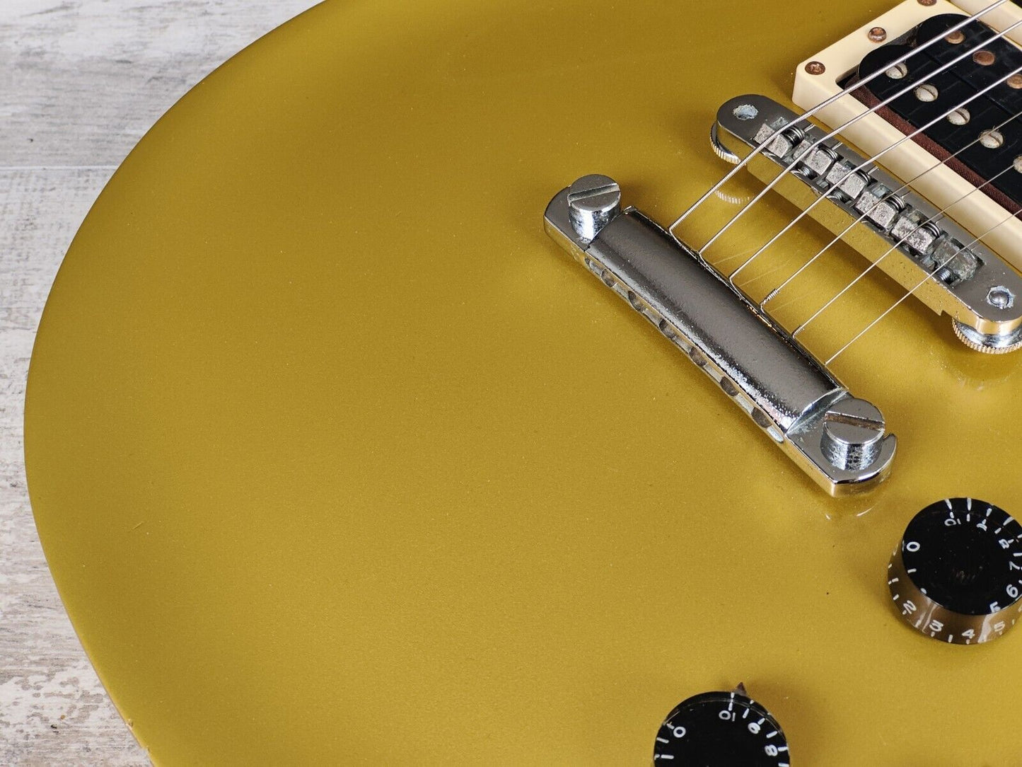 1978 Aria Pro II Japan LP-600R "Black Beauty" Les Paul Custom (Refinished Gold)