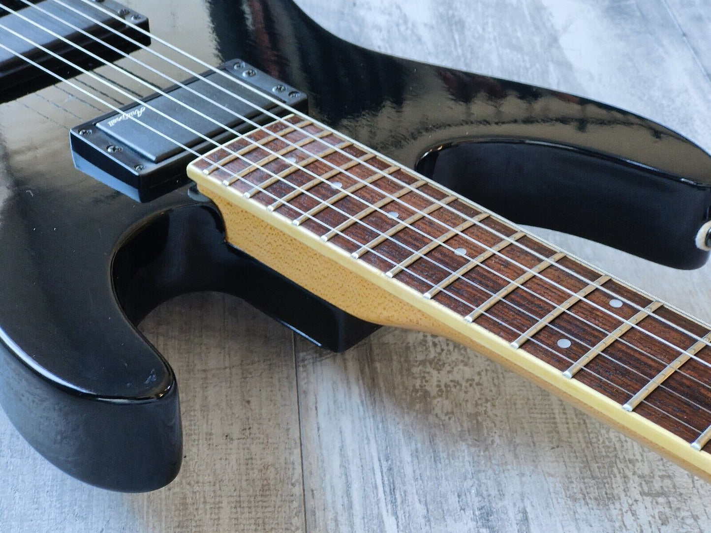 1988 Aria Pro II XR Series XR-ST-2 Dinky Style Superstrat (Black)