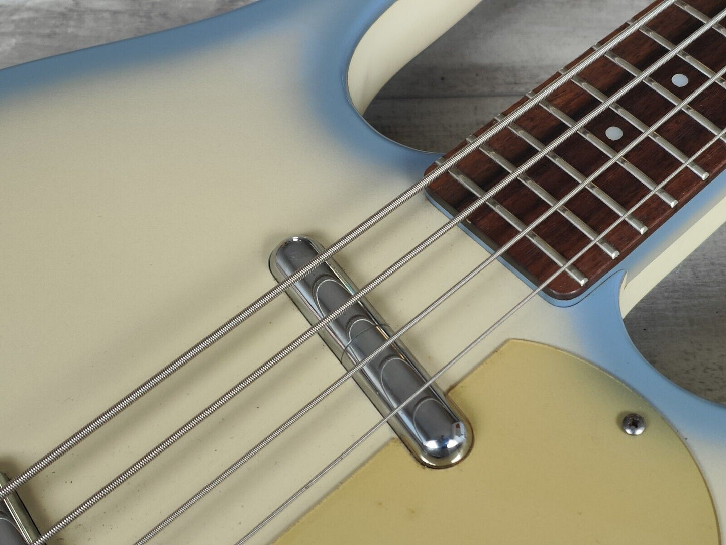 2001 Danelectro '58 Longhorn Bass - 1st Reissue (Blue Burst)