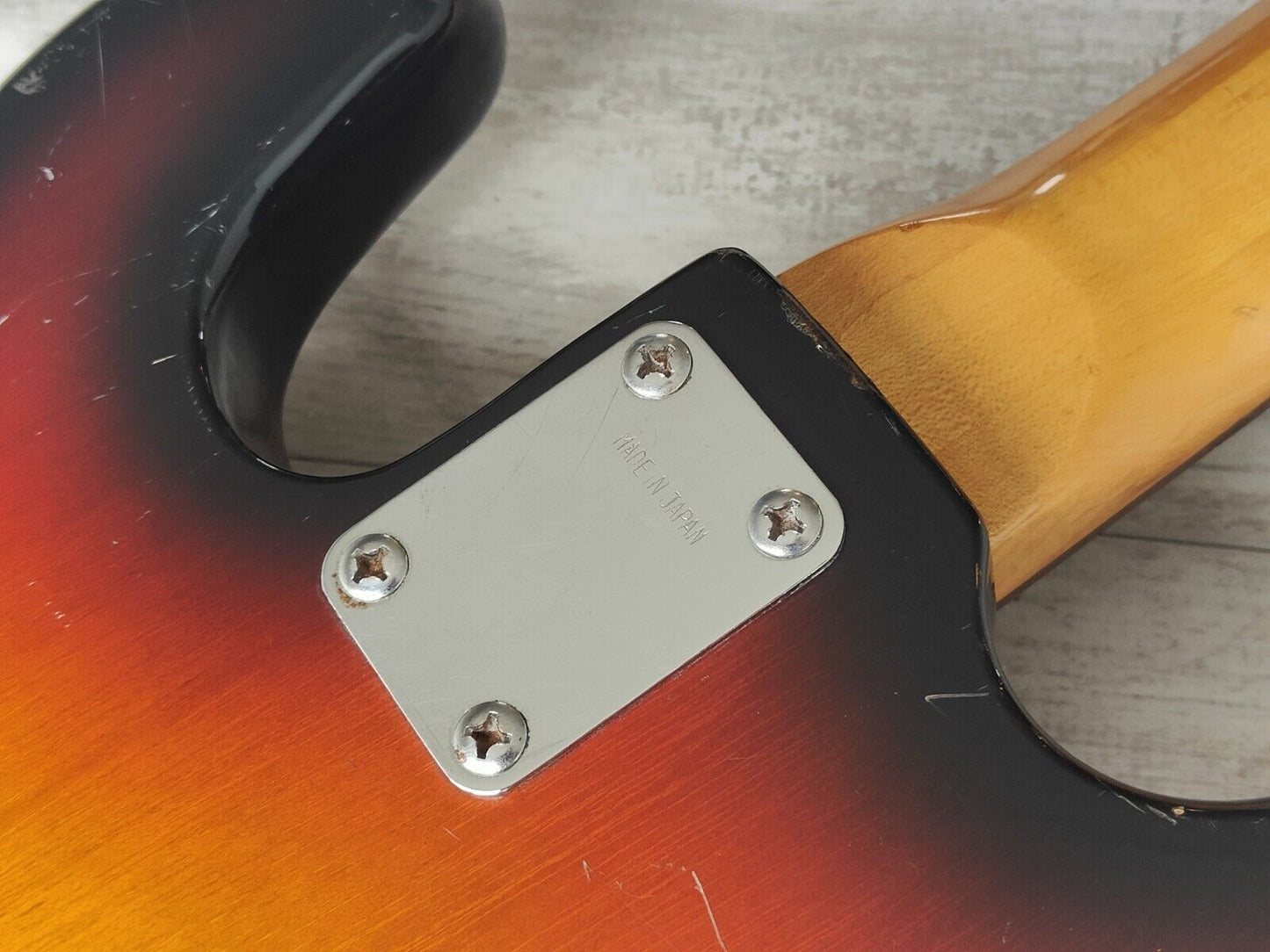 1970's Unknown Japanese Precision Bass w/Humbucker (Sunburst)