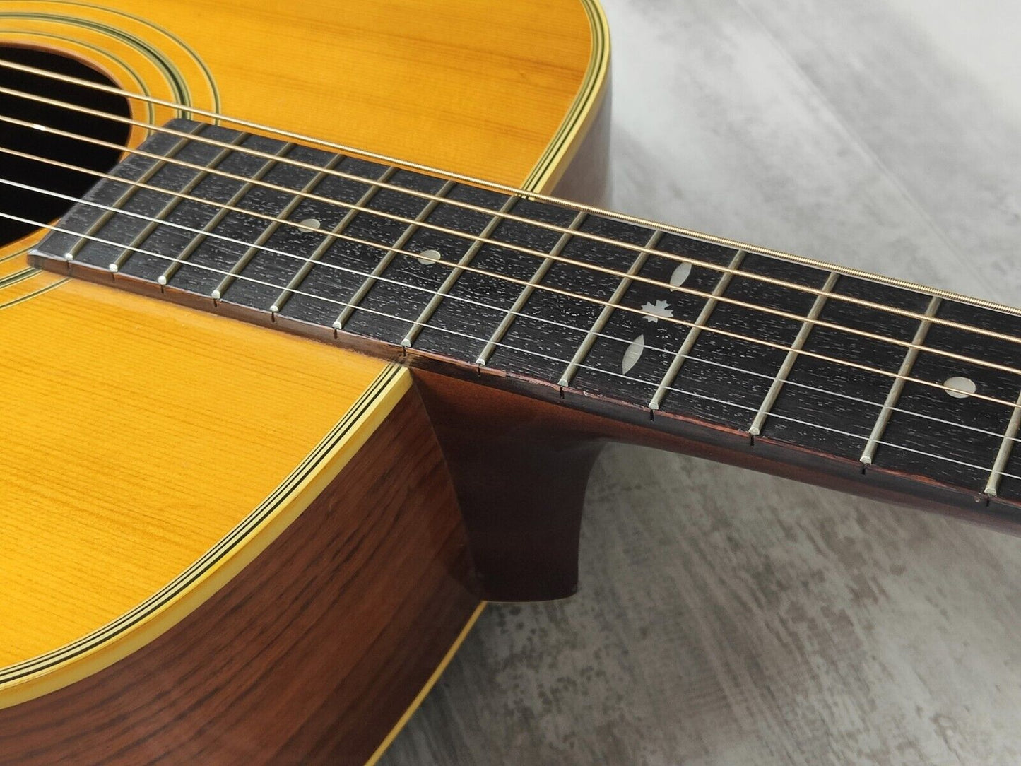 1980's Tokai Cat's Eyes CE-180 Vintage Acoustic Dreadnought Guitar (Natural)