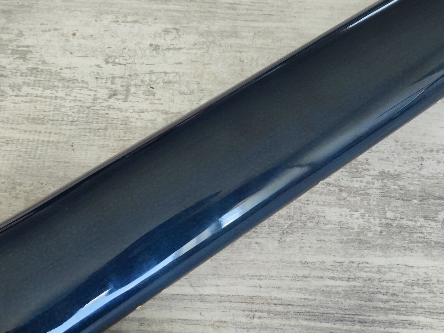 1990's Vestax Japan Fretless 5-String Active Jazz Bass (Transparent Blue)