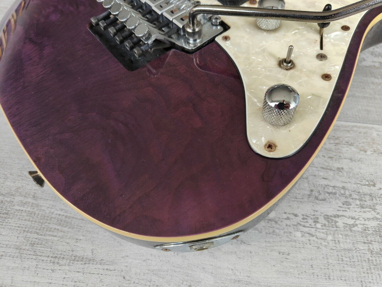 Schecter Proguage EX Series PS-540EX HSH Superstrat (Quilted Purple)