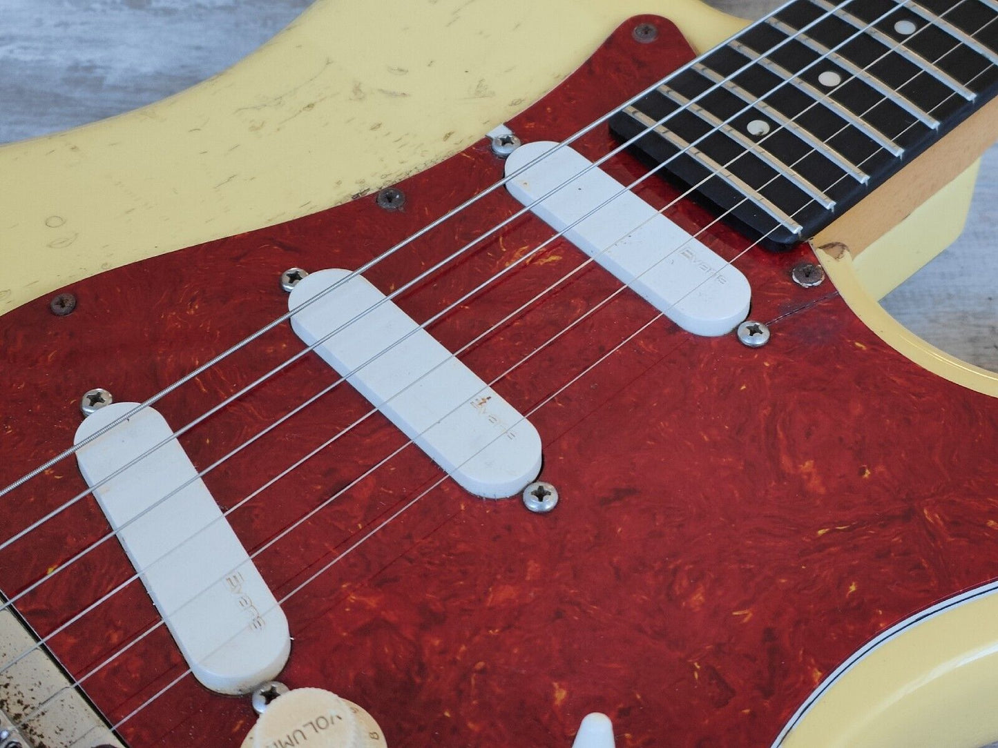 1990 Fernandes Japan FST-100 The Function Stratocaster w/Evans Pickups (White)