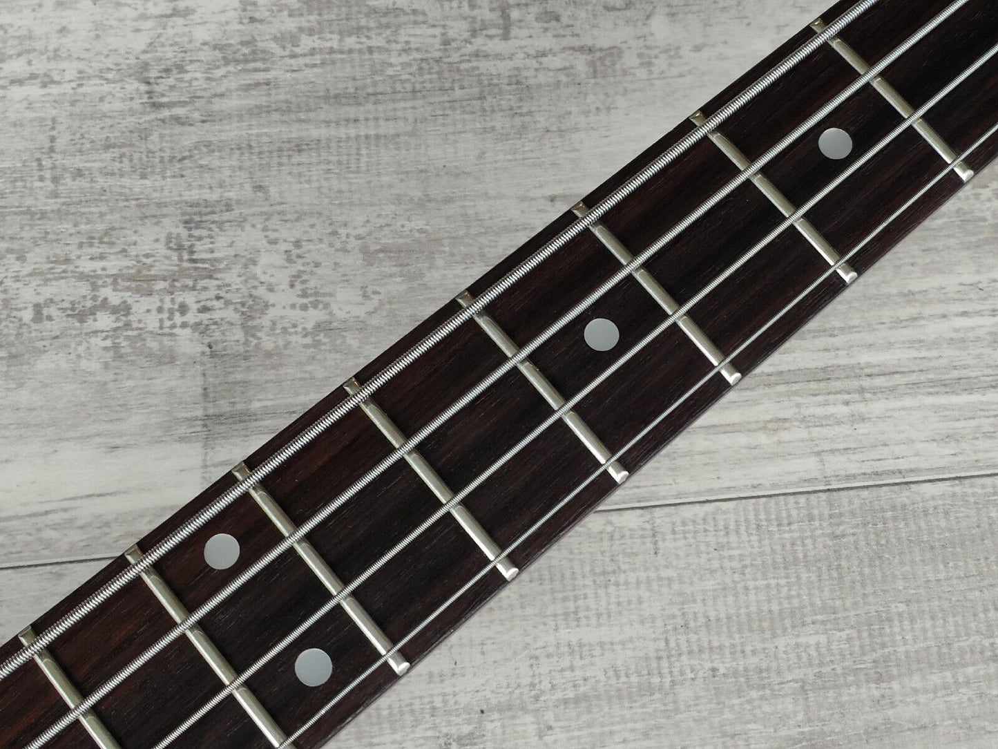 1985 BC Rich Japan NJ Series Mockingbird Bass w/Varitone (Aged White)