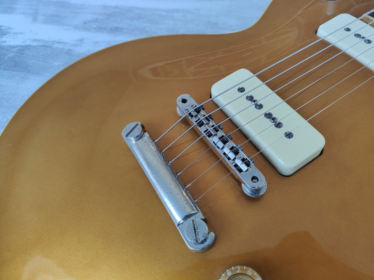 2000's Edwards Japan (by ESP) E-LP-125SD/P Goldtop Les Paul w/P90's