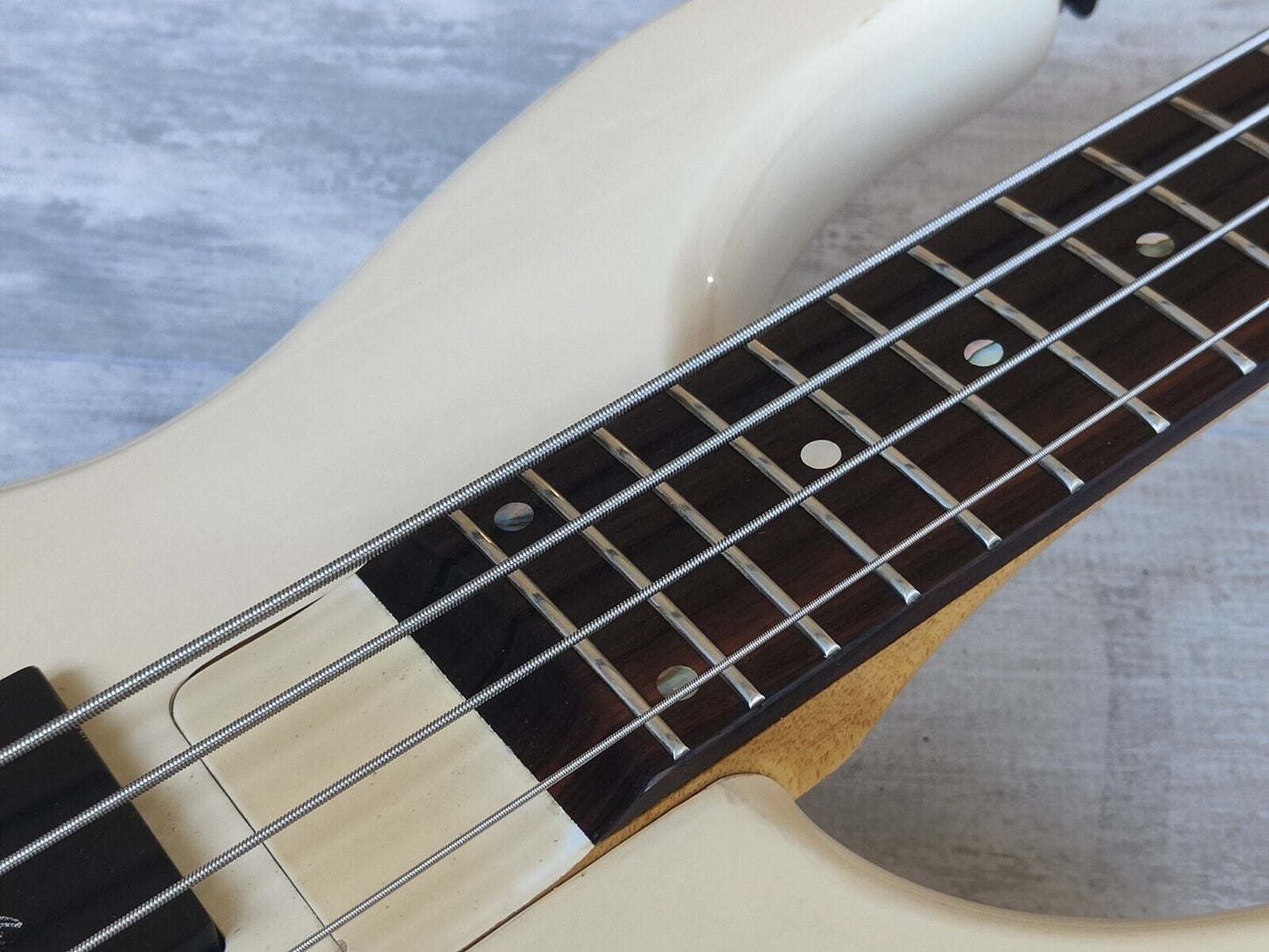 1998 Aria Pro II IGB-50 Integra Series Active Bass (Aged White)