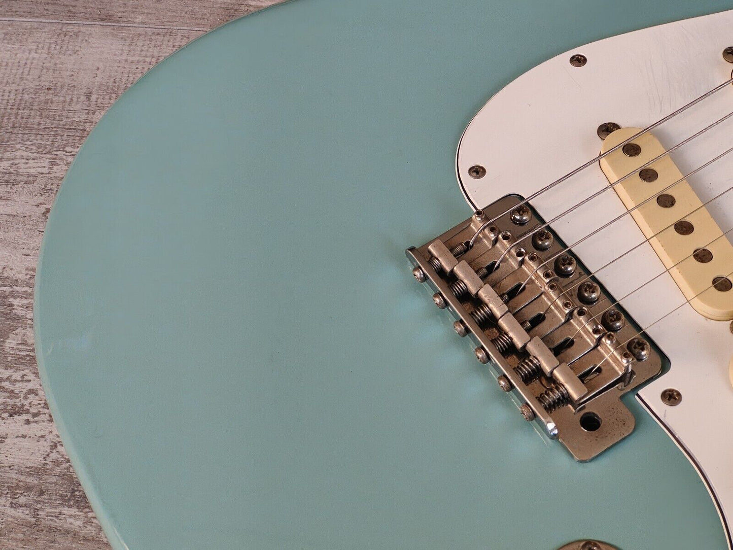 1989 Fender Japan Stratocaster Standard (Refinished Daphne Blue)
