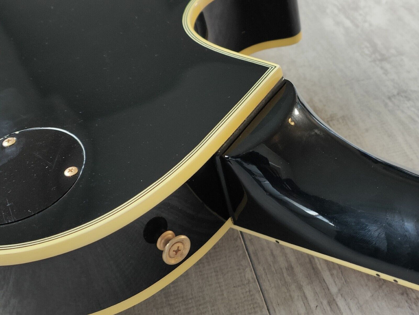 1990 Greco Japan EGC Les Paul Custom w/"Soft V" Neck Profile (Ebony)