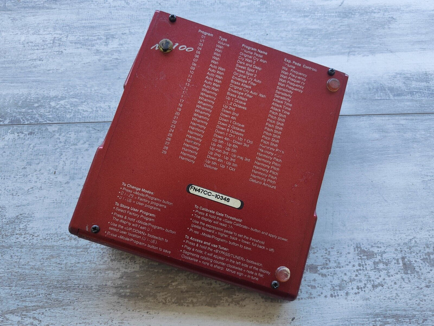 Digitech XP-100 Whammy Wah