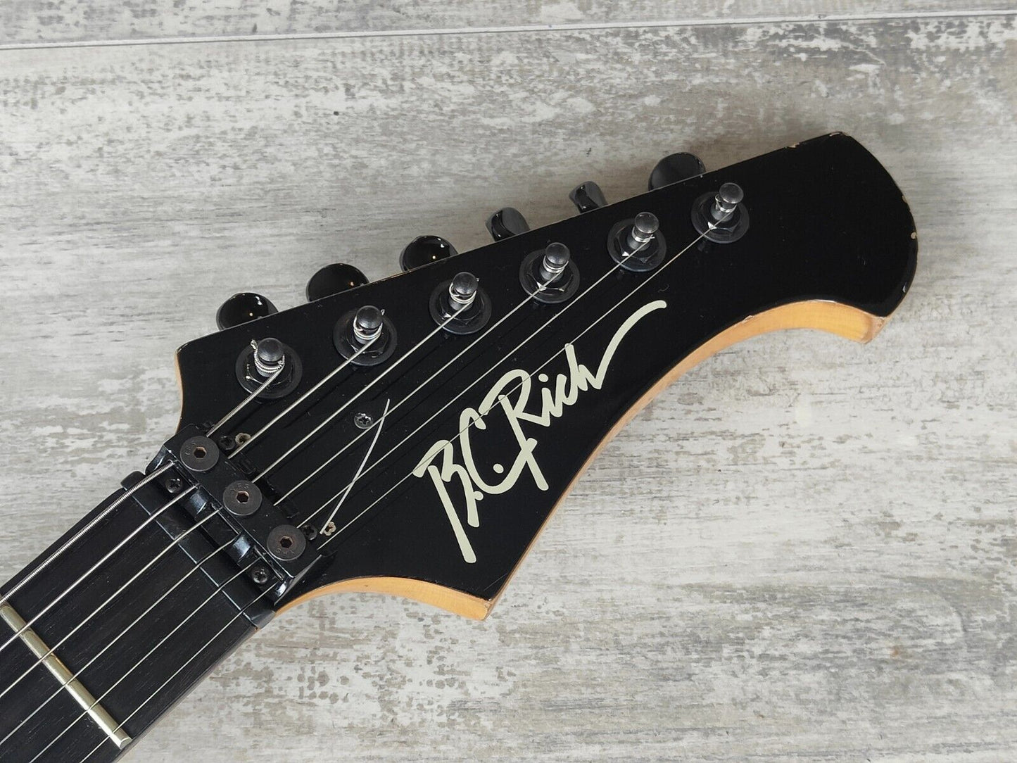 1980's BC Rich Japan NJ Series Warlock w/Floyd Rose (Black)