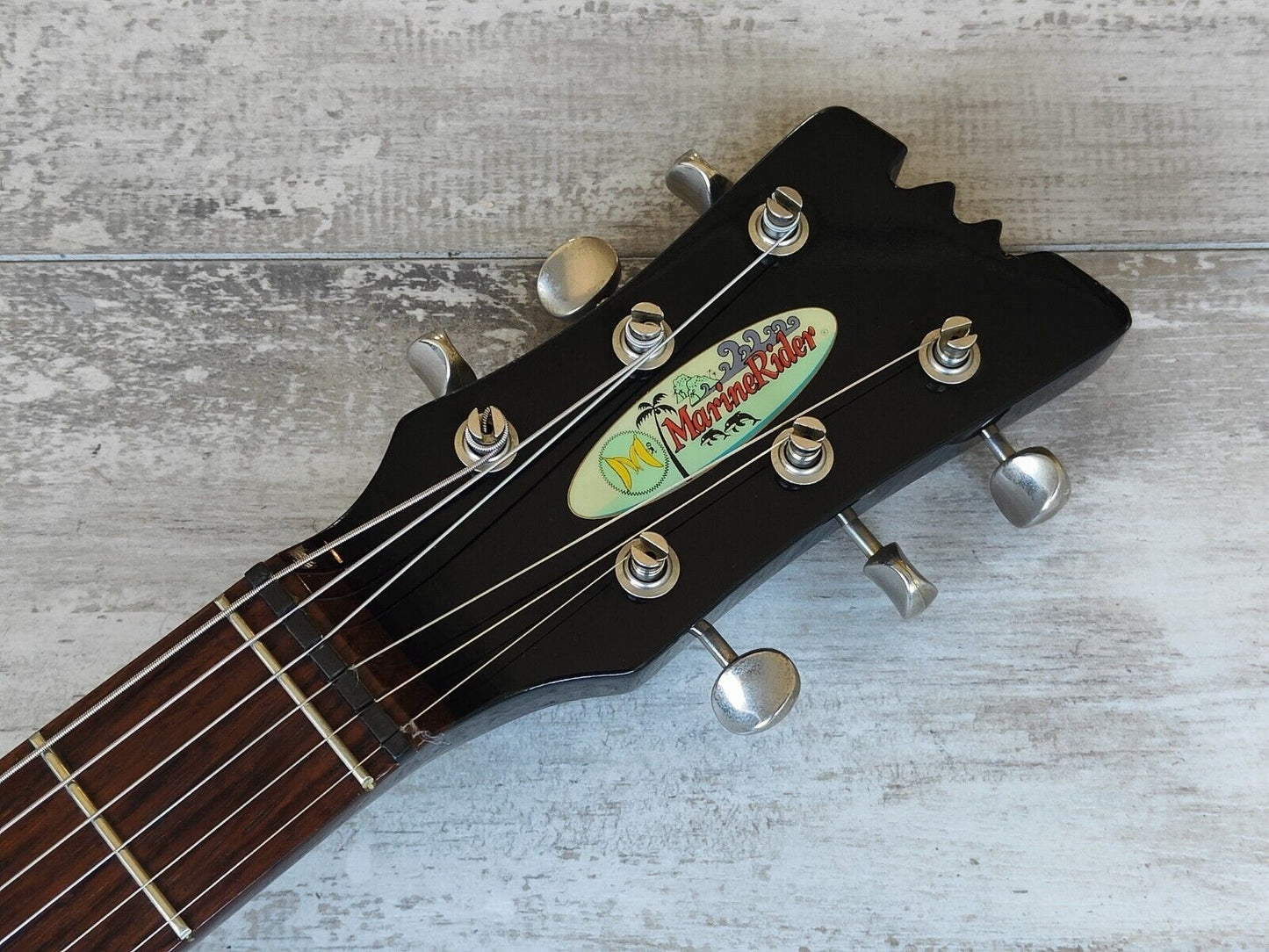 Marine Rider Mini Mosrite Travel Guitar (Made in Japan)