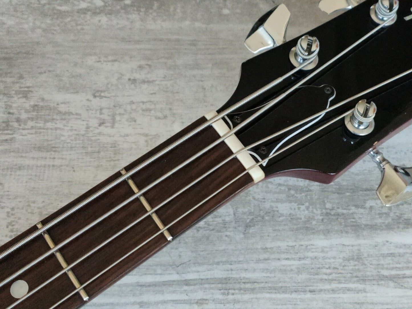 1974 Greco Japan EB420 SG EB Double Cutaway Bass (Cherry Red)