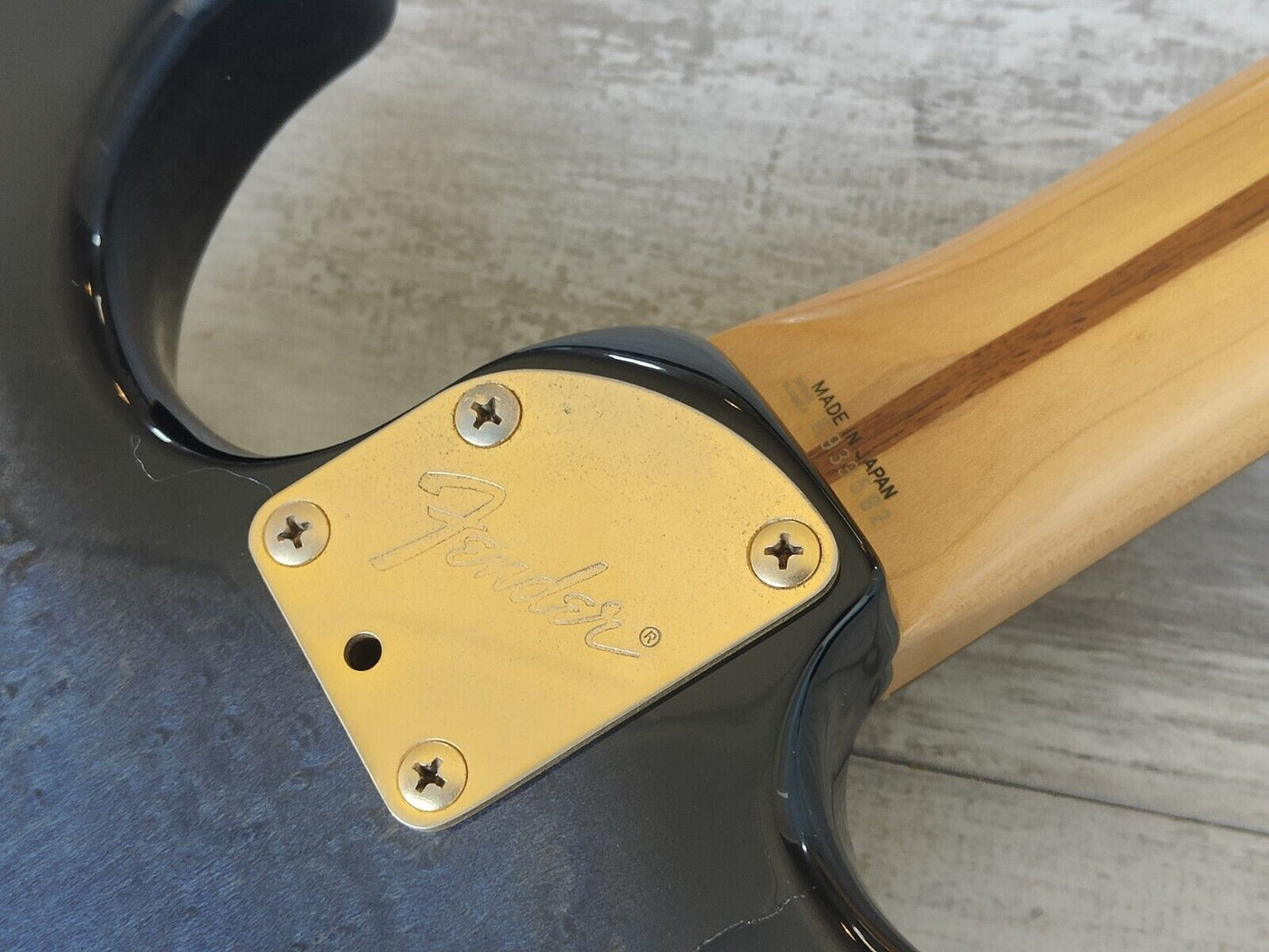 1988 Fender Japan STR-730 "Pro Feel" HSH Stratocaster (Charcoal Black Burst)