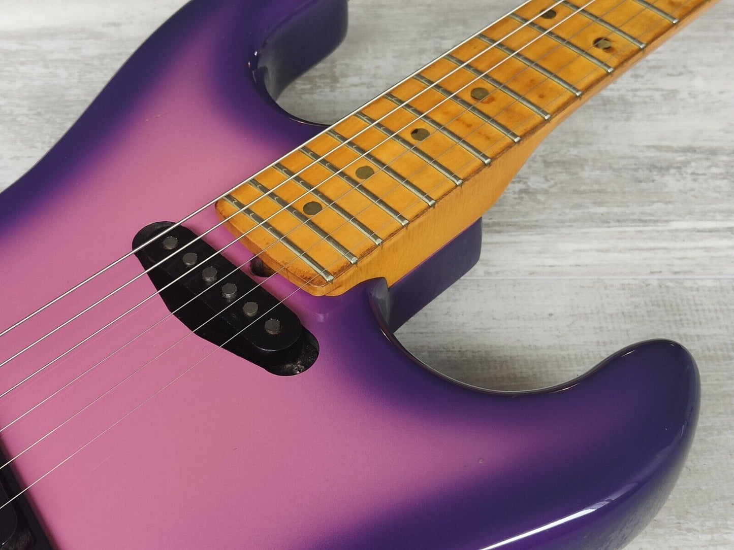 1980's Kramer Japan JK 1000 w/Jackson Pickups & Floyd Rose (Purple Burst)