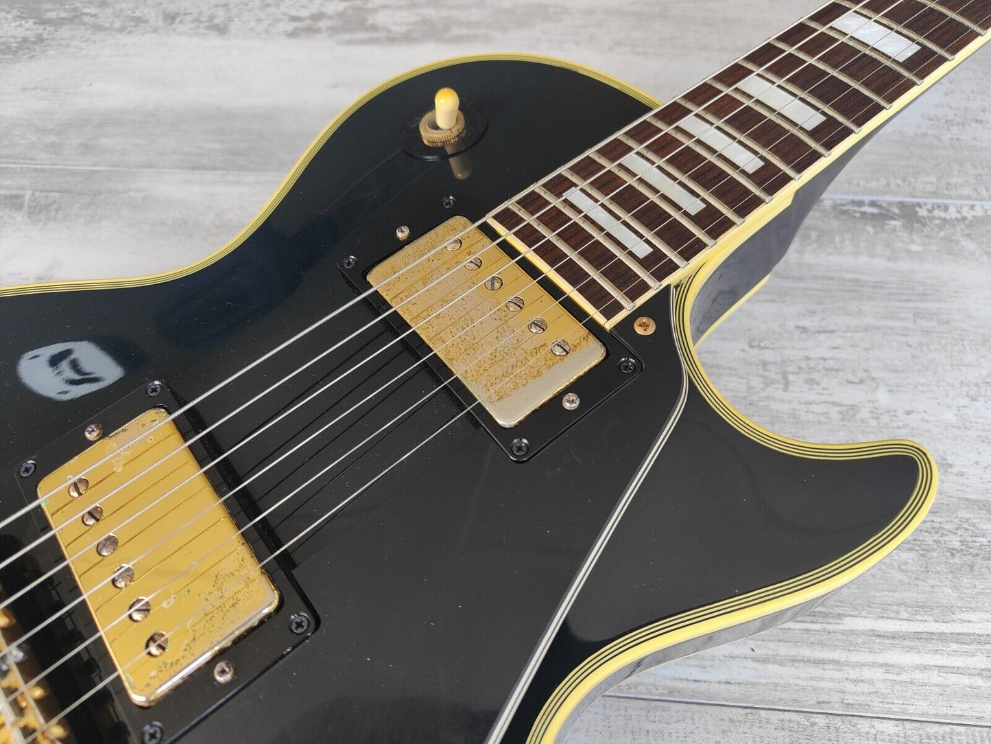 1988 Greco Japan EGC68-60 Les Paul Custom (Ebony)