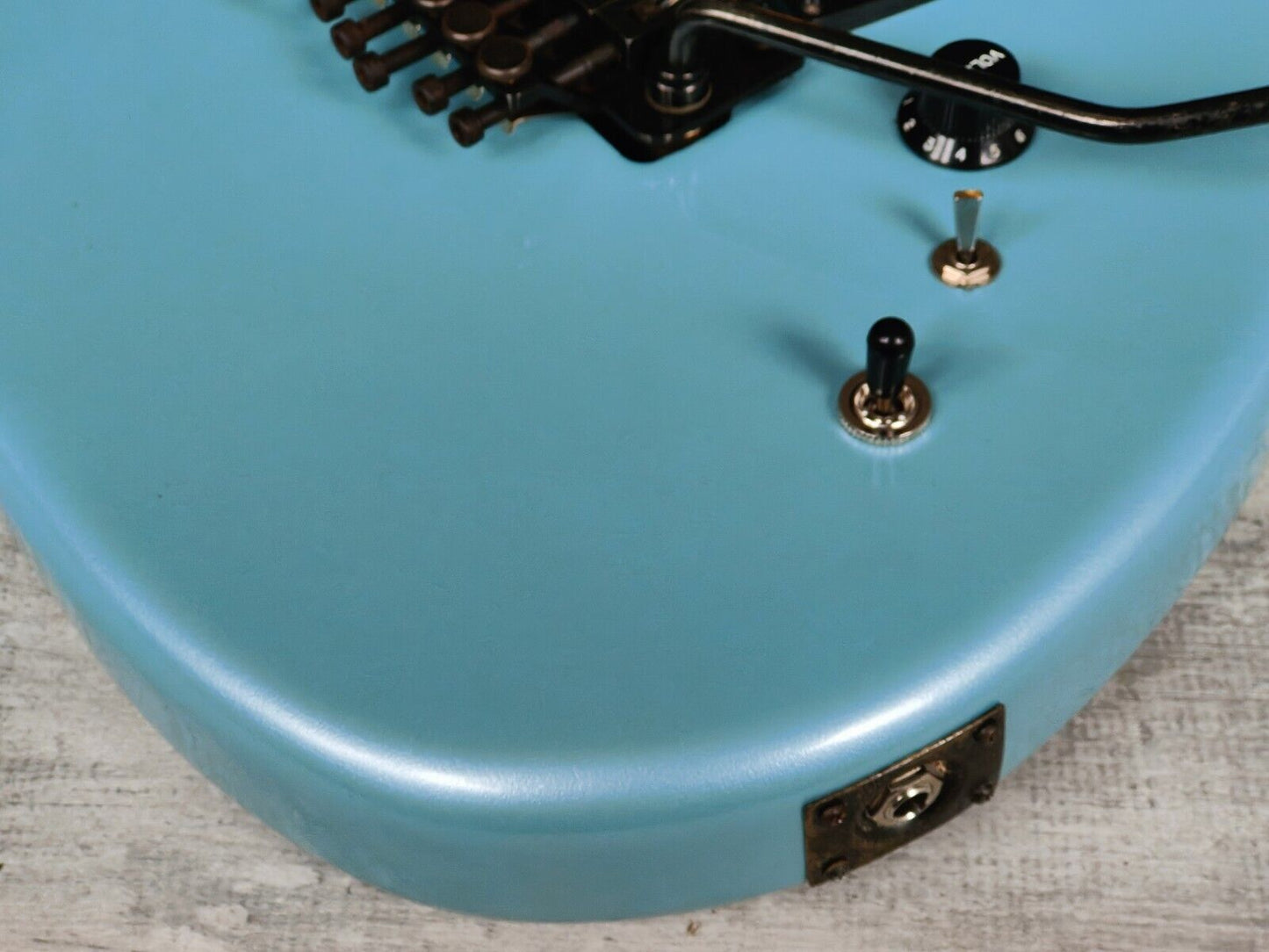 1986 Kramer Japan JK1000 HS Superstrat (Refinished Metallic Blue)