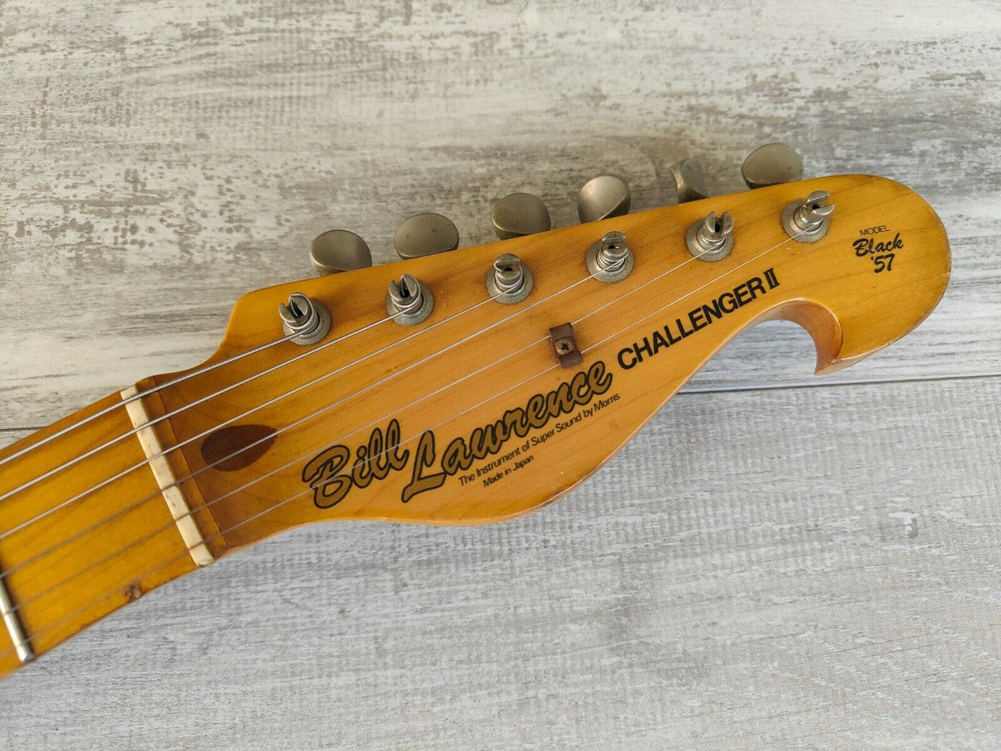 1980's Bill Lawrence (by Morris Japan) Challenger '57 Style Stratocaster (Black)