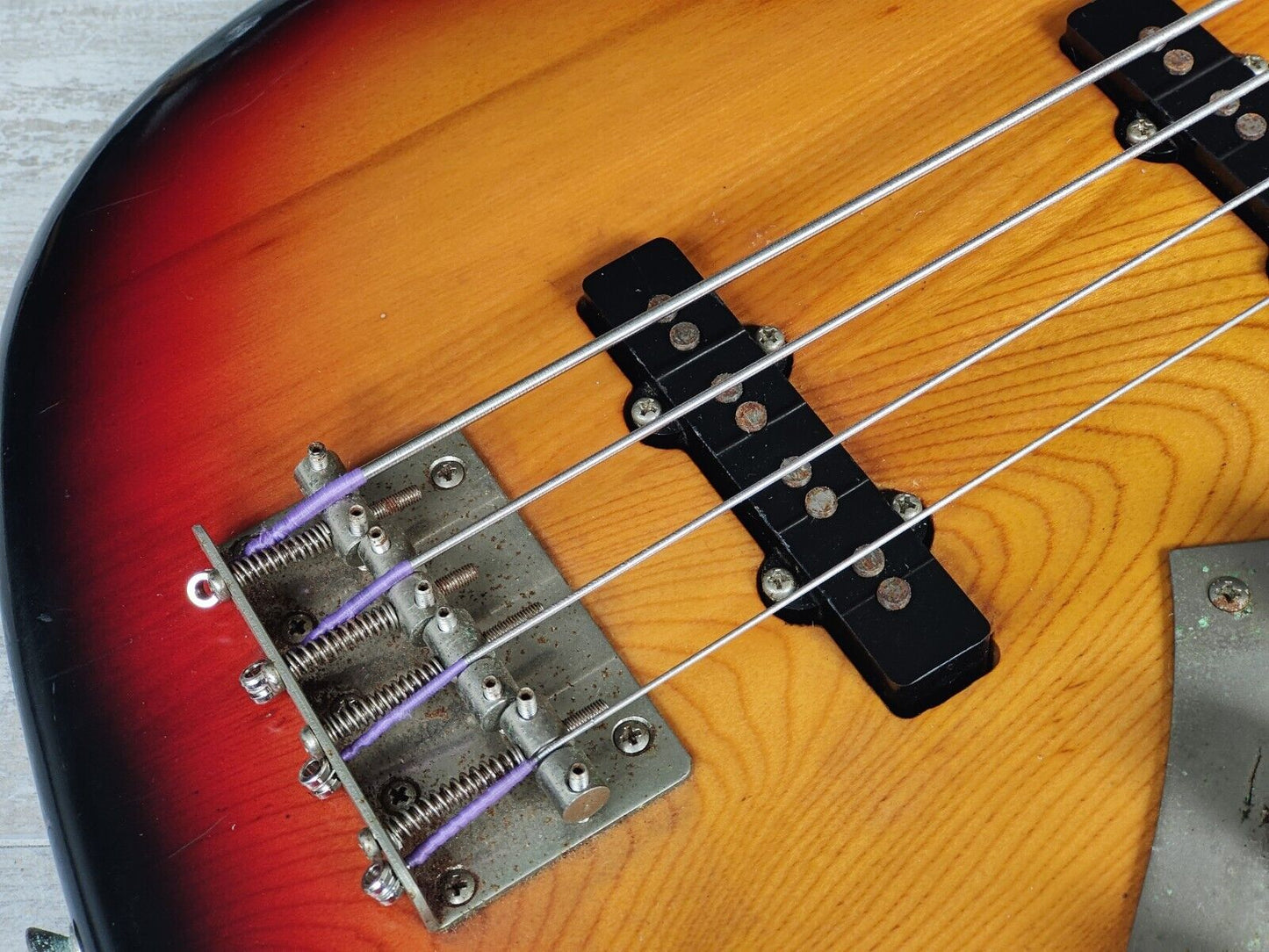 1979 Fernandes Japan FJB-65J Jaco Pastorius Fretless Jazz Bass (Sunburst)